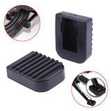 1/2Pcs Motorcycle Footrest Pad Soft For Scooter Support Rod Anti-slip Rubber Pads Motorcycle Base Bracket Extension Foot