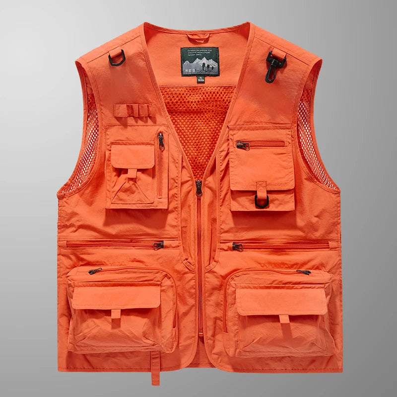 Artículos versátiles nuevos de primavera, otoño y verano 2024 en existencia, chalecos de moda y tendencia, ropa para hombre Jeep, compras y