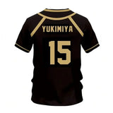 Camiseta de fútbol sala con estampado VL Replika Blue Lock Anime Bastard Munich, camisetas de verano para hombre y mujer, camisetas deportivas casuales, top