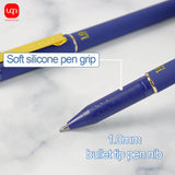 WQN-3/6/12PCS Creative Blue Gel Pen, 1.0mm Nib, High-Quality Blue Ink, Smooth Writing, Suitable For Technical And Office Supplie