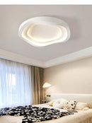 Modern Bedroom Ceiling Light Home Decor Simple Master Bedroom Lamps Nordic Circular Cream Style Living Room LED Lighting Fixture