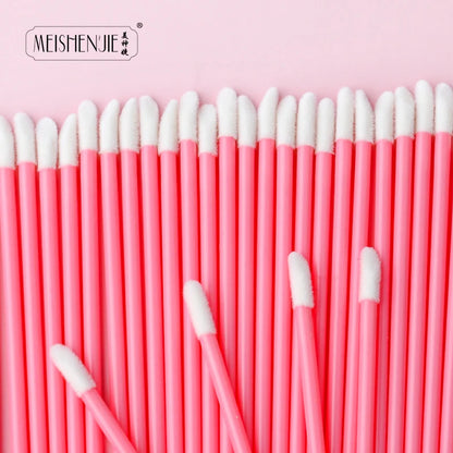 Wholesale 50/1000pcs Lip Brushes Applicators Eyelashes Brush Lipstick Brush Lip Gloss Applicator Wands Makeup Beauty Tool