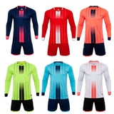 Adult Kid Soccer Jersey Customize Long Sleeved Football Uniform Shirt Futsal Sportswear Training Tracksuit Sports Clothes Outfit