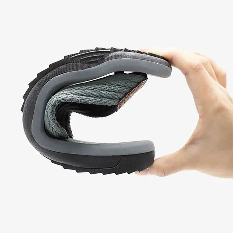 Men's Flip Flops Casual Beach Shoes Large Size Men Sandals Summer Leisure anti slip Leisure anti slip