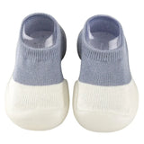 1pair Baby First Walker Toddler Shoes Non-slip Comfortable Silicone Soft Sole Casual Indoor Floor Socks Knit Booties for Newborn