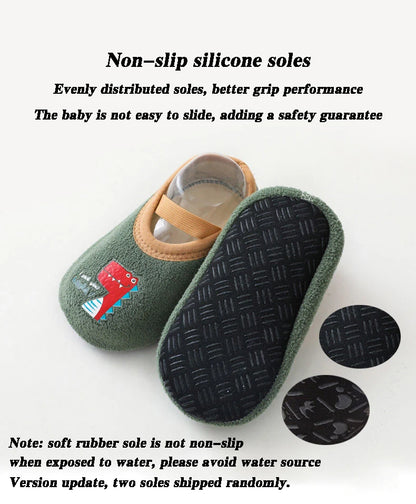 Baby Non-slip Socks Children Indoor Warm Floor Shoes Boys and Girls Toddler Shoes Amusement Park Kindergarten Non-slip