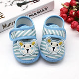 Cute Soft Sole Shoes Anti-slip Breathable First Walker Shoes Cartoon Bear Booties Newborn