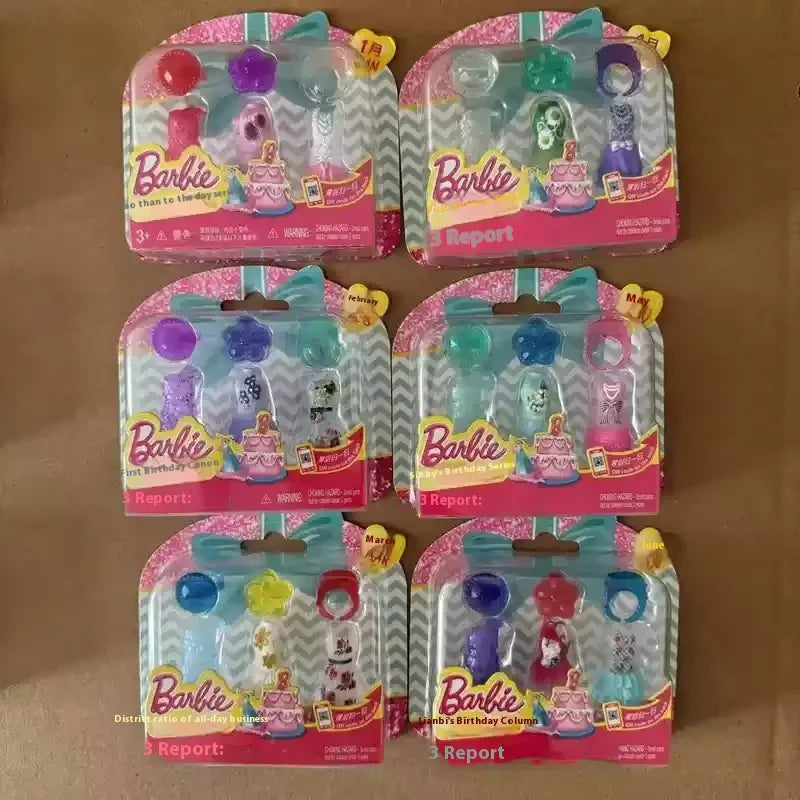 Genuine Mini Barbie Doll Authentic Dream Birthday Series Toy Collectible Figurine for Girls House Play DVCT52 from China