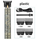 T9 LCD Electric Hairdresser Oil Shaving Head Electric Pusher Carving Electric Pusher Clipper Hair Precision Trimmer for Men Care