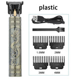 T9 LCD Electric Hair Trimmer Oil Shaving Head Electric Clipper Engraving Electric Clipper Hair Precision Trimmer for Men Care
