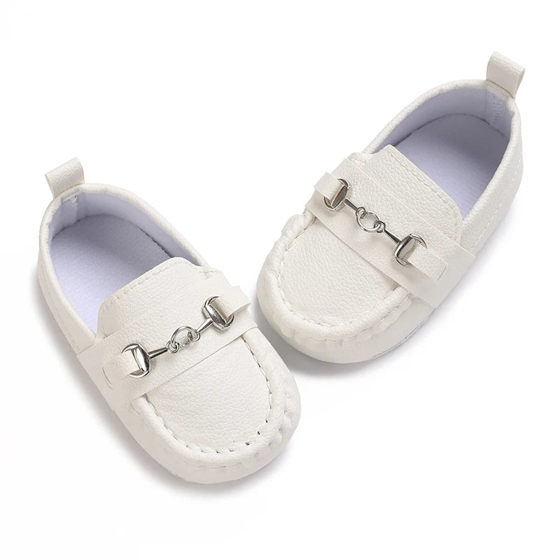Casual Slip On Low Top Loafer Shoes For Baby Boys, Lightweight Comfortable Non Slip Flat Shoes For Indoor Outdoor Walking
