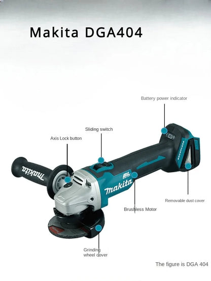 Makita DGA404 18vMakita power tools Grinder Tool Wireless Power Tools Electric Grinder Angle Grinder Brushless Sander Angle