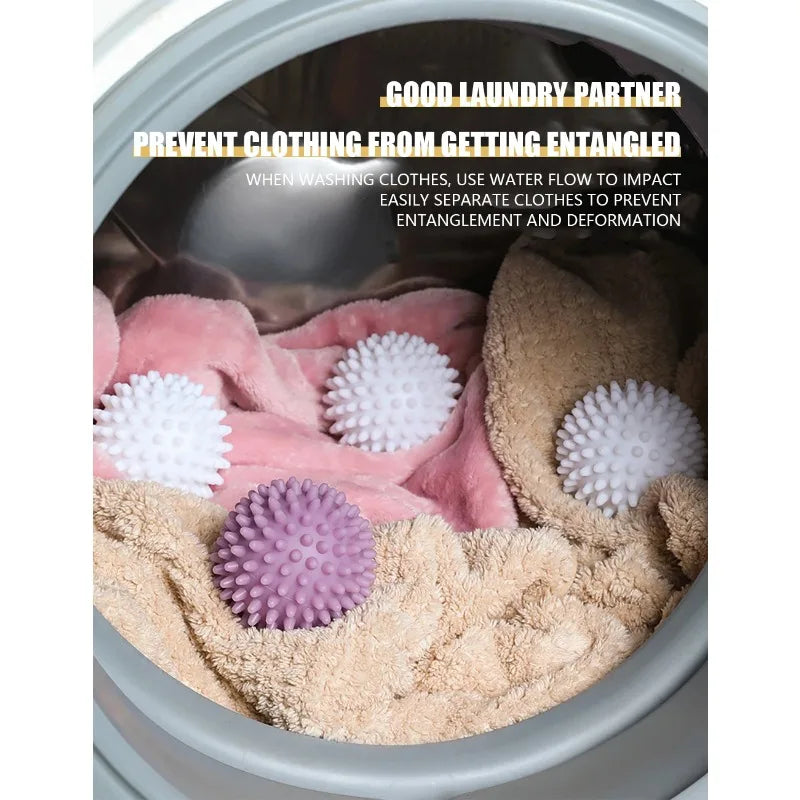 1/3PCS Magic Laundry Balls Reusable PVC Solid Cleaning Ball Household Cleaning Washing Machine Accessories Clothes Softener