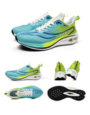 Summer Men's Running Shoes New Professional Carbon Plate Sports Training Shoes Outdoor Non-slip Shock-absorbing Tennis Shoes