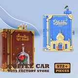 Dream Princess 3D Storybook Building Blocks Books Anime Film MOC Bricks Toys Cute Fairy Tales Model Children Girl Birthday Gifts
