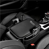 Center Console Arm Rest Protector Leather Car Armrest Box Pad Storage Pocket For Fiat 500 500C 500S 500X Abarth Car Accessories