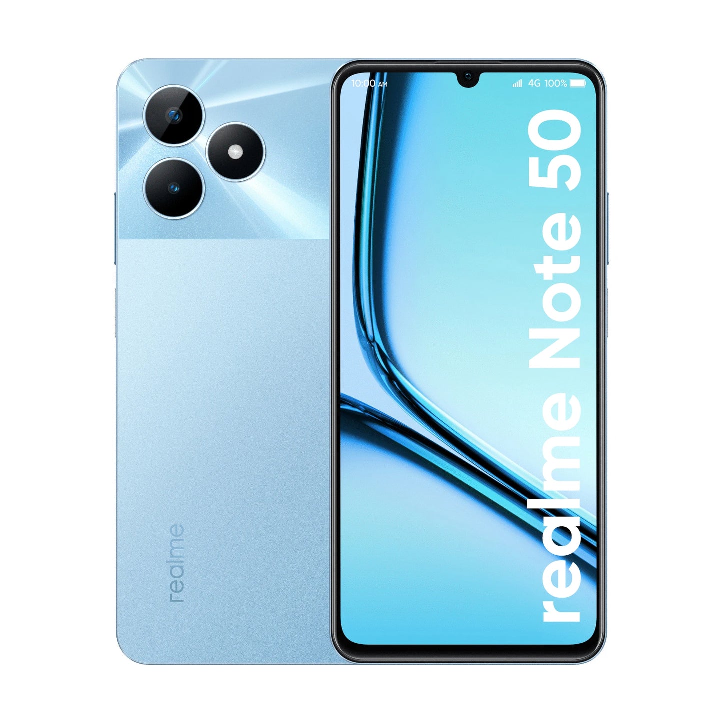 Realme Note 50: Pantalla grande de 6,74 pulgadas, potente teléfono de 8 núcleos, cámara IA de 13 MP, resistencia al agua IP54, batería de 4890 mAh.