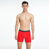 Men's Cotton Boxer Long Leg Underwear Seamless Sexy Man Shorts Breathable Panties Sports Underpants Men