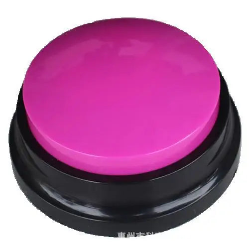 Botão De Gravação De Voz Para Comunicação Pet, Botões Do Cão, Buzzer De Treinamento, 30 Segunda Gravação, Cor, Cão
