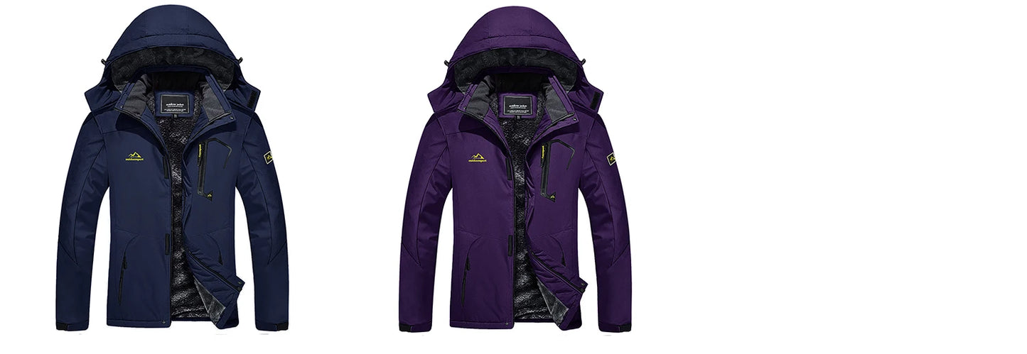 TACVASEN Chaqueta de esquí y snowboard de invierno para mujer, forro polar térmico, impermeable, informal, para trabajo, lluvia, cortavientos, parka