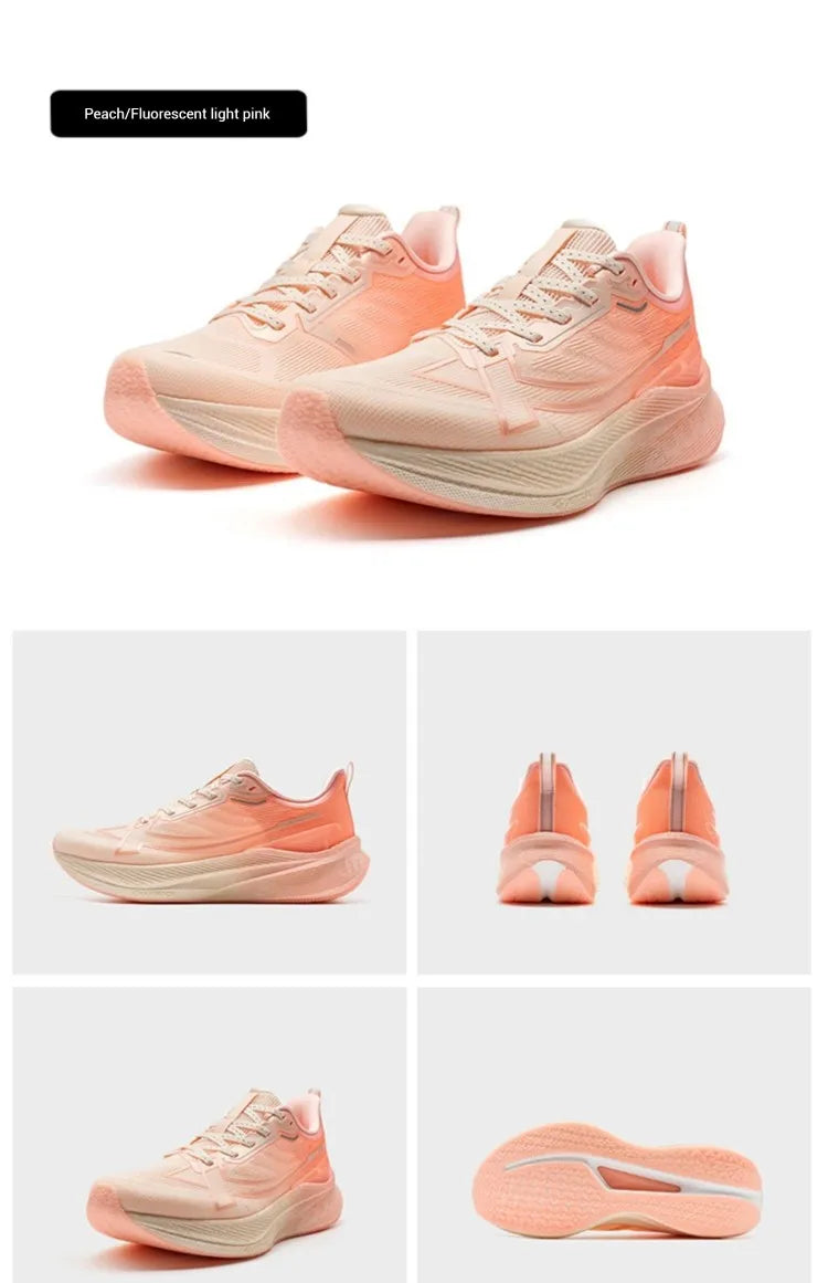 Xtep Women's Running Shoes 2000km 3.0 2025 Spring Lightweight Cushioned Wear-Resistant Training Jogging Sneakers 875118110034