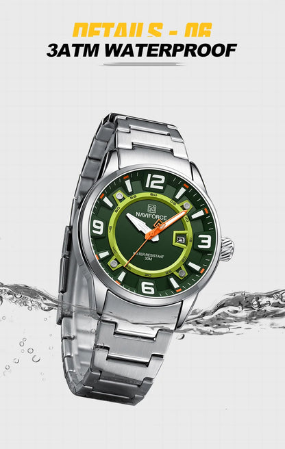 NAVIFORCE Brand Fashion Men Watch Waterproof Luxury Luminous Male Calendar Quartz Wristwatch Relogio Masculino 2024 New Arrival