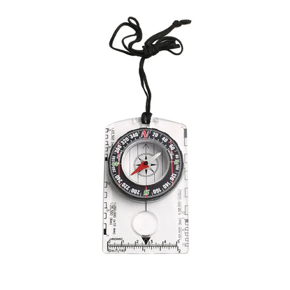 Brújula de orientación impermeable para lectura de mapas, brújula de placa base para actividades al aire libre, senderismo, caza, navegación, acampada, equipo de supervivencia.