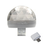 Car DJ RGB Music Sound Colorful LED Mini Mushroom Atmosphere Lights Auto USB-C IOS Holiday Party Karaoke Welcome Decoration 5V