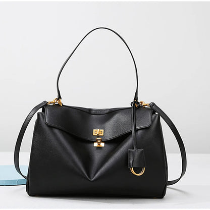 Bolso de mano de gran capacidad para desplazamientos, de piel suave de alta calidad, moderno bolso bandolera de viaje para mujer, maletín de negocios.