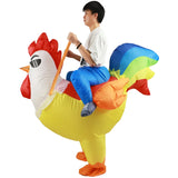 Adult Rooster Cosplay Inflatable Costume Kids Animal Anime Dress Suits Carnival Halloween Party Costumes for Men Women