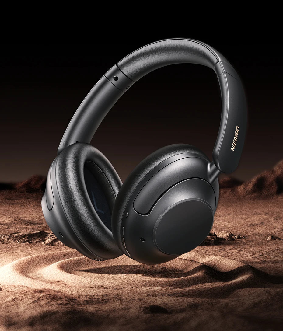 UGREEN HiTune Max5 Hybrid Active Noise Cancelling Earphone Wireless Over Ear Bluetooth Headphones 90H Playtime Hi-Res Audio LDAC