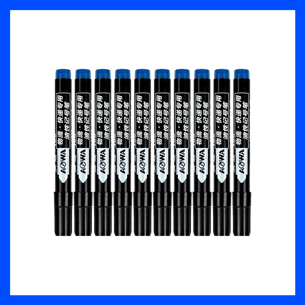 5-50Pcs Waterproof Oil-based Marker Pen Markers Black Blue Red Ink for Glass Metal Stationery Art Drawing Office School Supplies