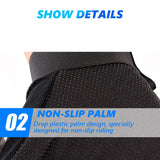 Guantes de entrenamiento de pesas pesadas para gimnasio, fitness, para hombres y mujeres, culturismo, medio dedo, antideslizantes, soporte de muñeca, levantamiento de pesas, deportes