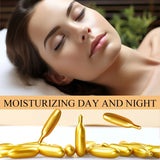 Vitamin E Serum Capsules, Single-Use Essence Capsules, Hydrating and Moisturizing Facial Skin 90 Capsules/Bottle - 1 Bottle