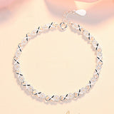 Adjustable 925 Sterling Silver Bead Bracelet for Women, Luxury Original Jewelry, Korean Fashion Designer, Beautiful Stars 