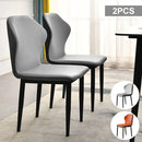 2pc dining chair Kitchen Chairs PU Padded Seat chair Cafe Chair Soft Bedroom Luxury Chairs Relaxing Home Furniture Kitchen Chair