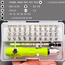 32 In 1 Multifunction Manual Screwdriver Kit for Mobile Phone Computer Electronic Repair Tool Set Product with Extension Rod
