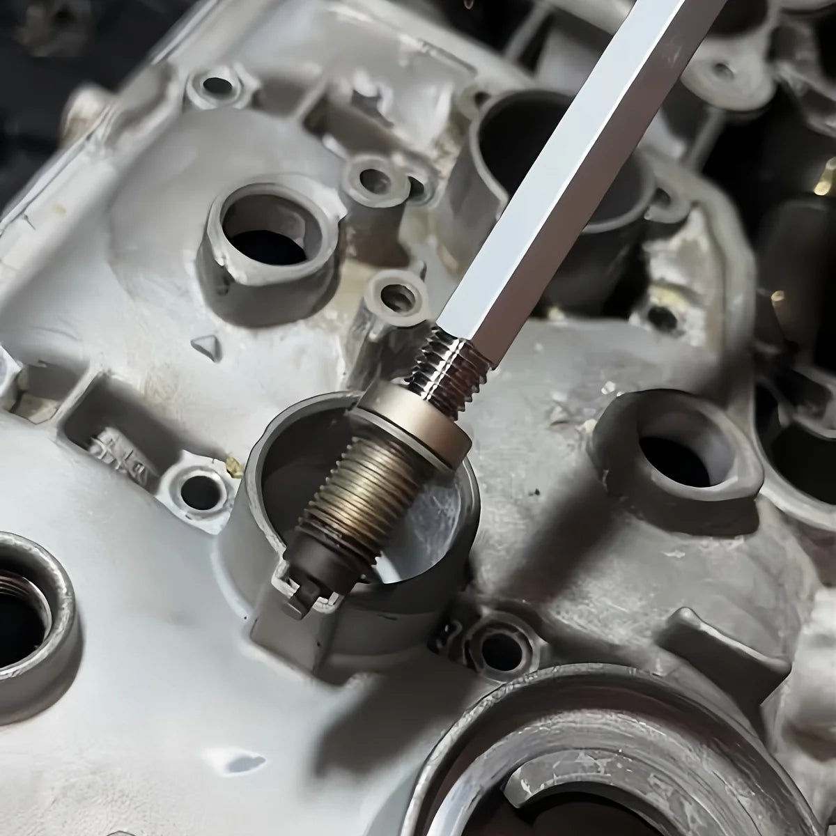 Reverse Thread Tool For Removing Broken Spark Plugs Easy Removal Broken Screws Inverted Cones Hexagons Car Repair Tool