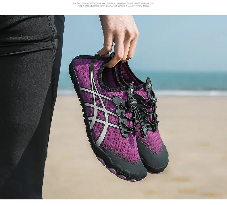 New Men's Hiking Sport Shoes Deep Squat Fitness Shoes Fishing Swimming Wading Shoes Surfing Diving Beach Five-Finger Shoes