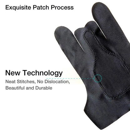 Anti-touch Two-Finger Hand Painting Gloves For Tablet Digital Board Screen Touch Drawing Anti-fouling Oil Painting Art Supplies