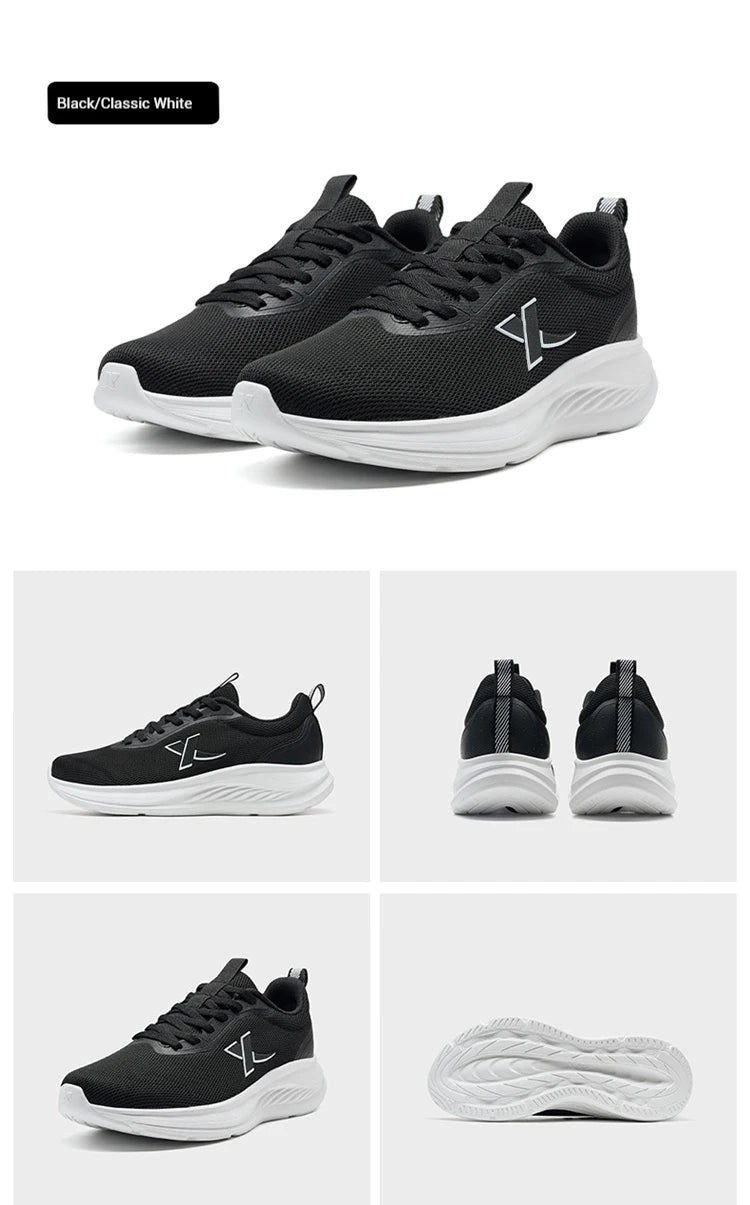 Xtep Running Shoes For Men 2025 Summer Breathable Mesh Shoes Soft-soled Shock Absorbing Lightweight Sports Shoes 875419110053