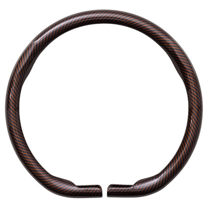 Steering Size 36-38cm Universal Non-slip D-shaped Round Breathable Car Steering Wheel Cover Protector Suitable Auto Accessories