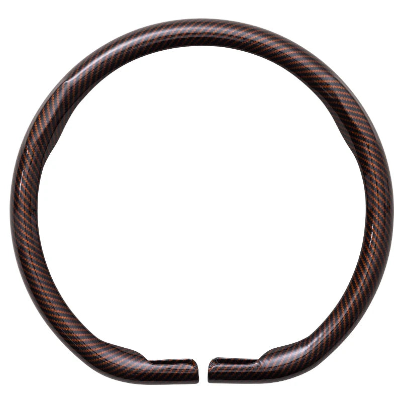 Steering Size 36-38cm Universal Non-slip D-shaped Round Breathable Car Steering Wheel Cover Protector Suitable Auto Accessories