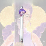 3Pcs KPop Demon Hunters Black Pen Student Take An Exam Draw Game Anime Cartoon Figure Stationery Study Supplies Kids Gift S
