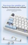 75% Hot-Swap Gaming Keyboard, Wireless FREEWOL F75 RGB Mechanical Keyboard with Metal Knobs, AULA F75 Same Model, Tri-Mode, 4000 mAh