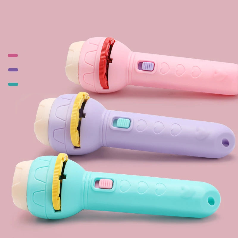Linterna Proyector Lámpara Antorcha Juguete Lindo Dibujos Animados Creativo Juguete Lámpara Antorcha Linterna Proyector Juguete Libro De Cuentos Para Dormir Para Bebés