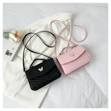 PU Versatile and Fashionable Portable Small Square Bag Single Shoulder Crossbody Bag Luxury Designer Handbag Women's Bags