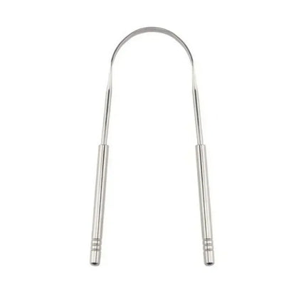 1/2/4 Pcs Reusable Stainless Steel Useful Tongue Scraper Cleaner Fresh Breath Cleaning Coated Tongue Oral Hygiene Care Tools