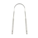 1/2/4 Pcs Reusable Stainless Steel Useful Tongue Scraper Cleaner Fresh Breath Cleaning Coated Tongue Oral Hygiene Care Tools