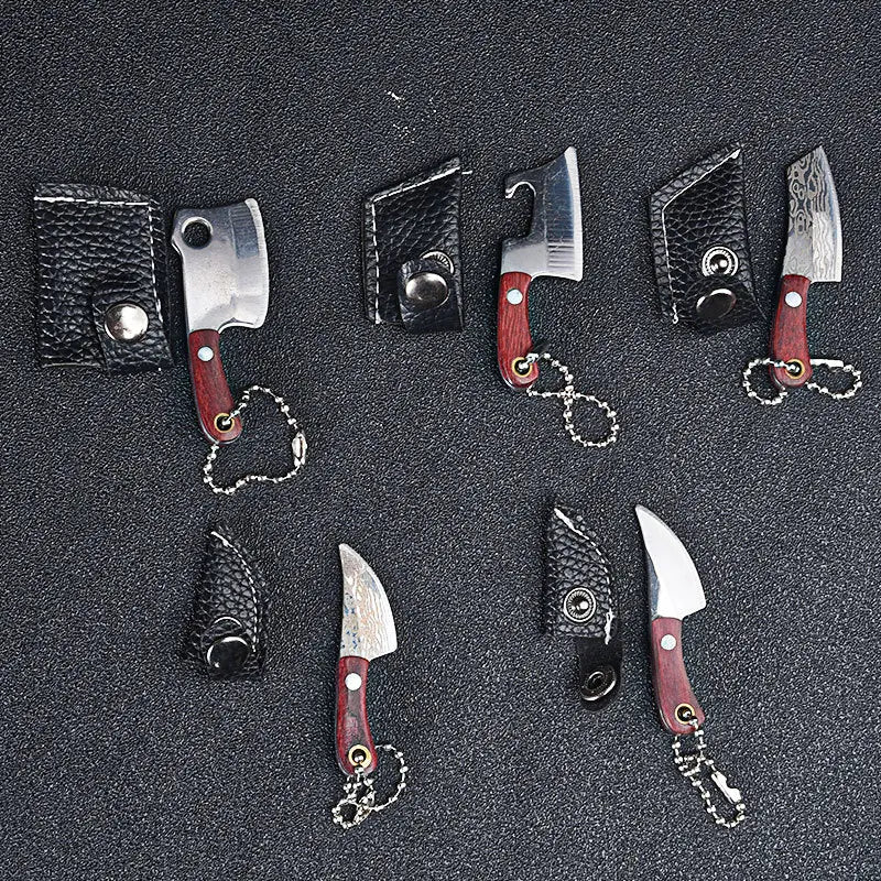 Portable Mini Knife Demolition Express Knife Collection Knife Keychain Ornament Out of The Box Portable Knife Bottle Cap Opening